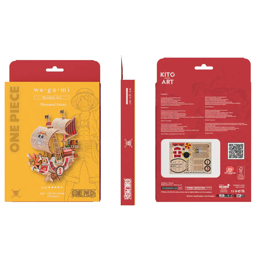 One Piece Wa-Gu-Mi Thousand Sunny Zestaw do montażu 135szt zdjęcie produktu
