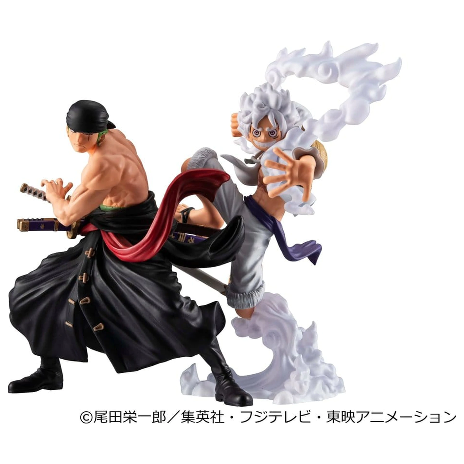 Zestaw 2 figurek PVC One Piece Wallstar Monkey D. Luffy Gear Fifth i Roronoa Zoro (z prezentem) 10 cm zdjęcie produktu