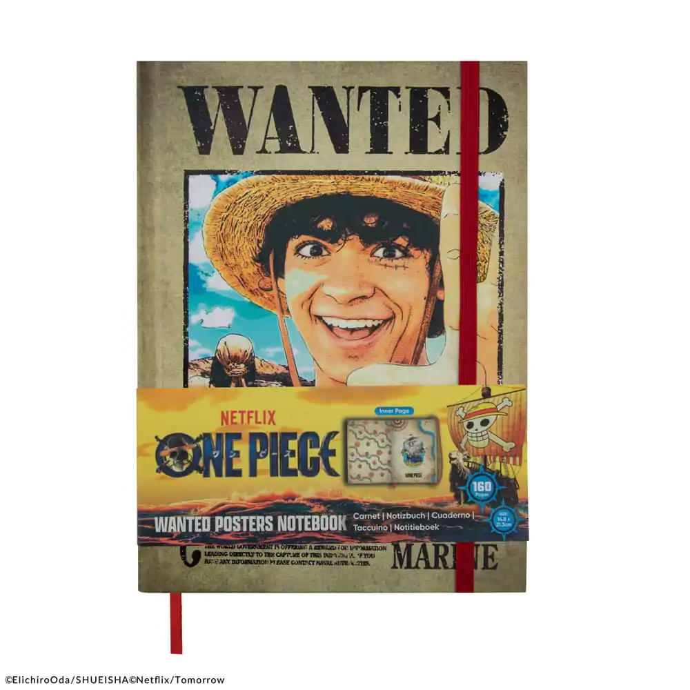 Notatnik One Piece z Plakatami Gończymi zdjęcie produktu