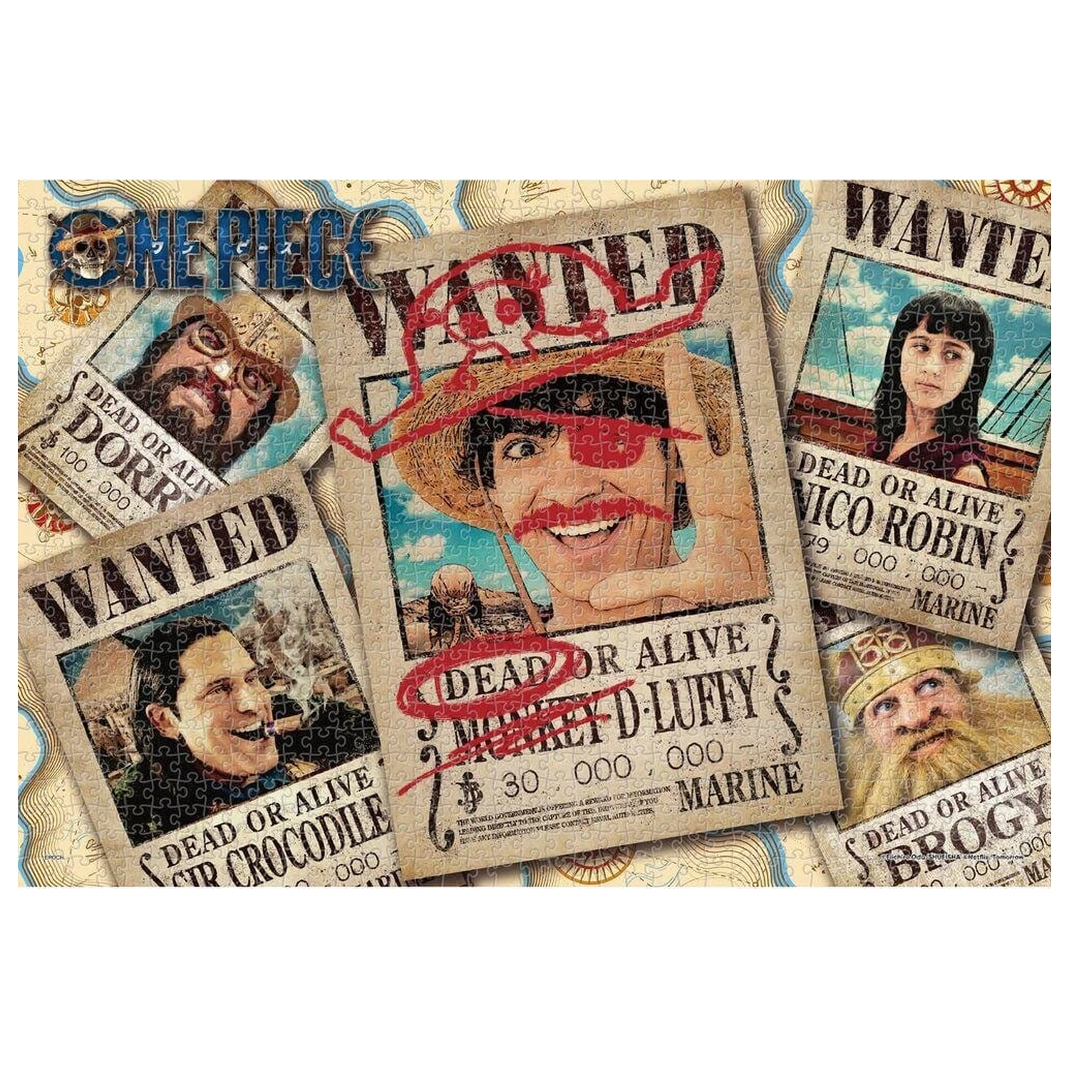 One Piece 1000-elementowa układanka Wanted zdjęcie produktu