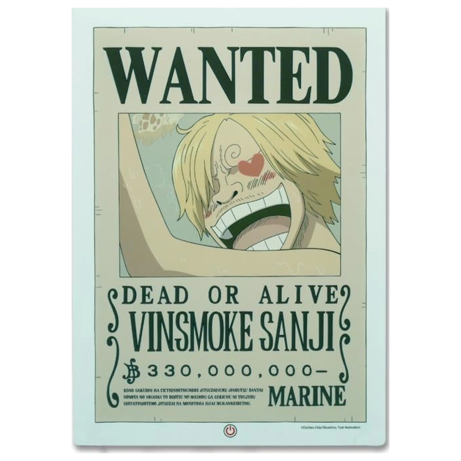 Lampa neonowa One Piece Wanted Sanji 30 cm zdjęcie produktu