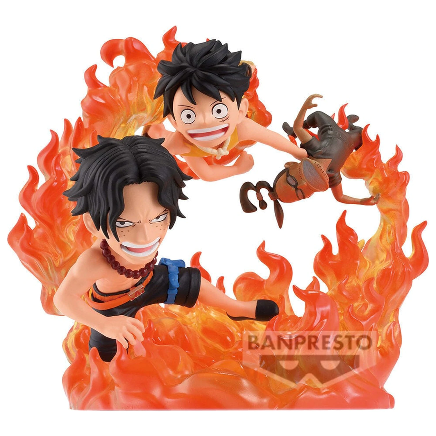 Figurka One Piece WCF Log Stories Marineford Portgas D Ace & Monkey D Luffy 10 cm zdjęcie produktu