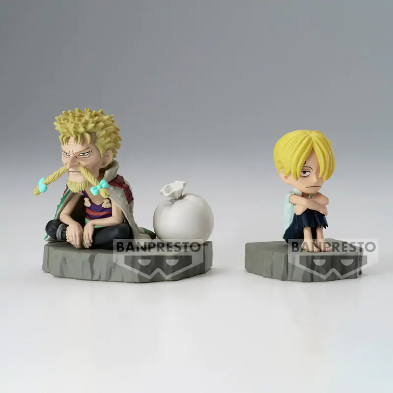 One Piece World Collectable Stories figurka Sanji & Zeff 6 cm zdjęcie produktu