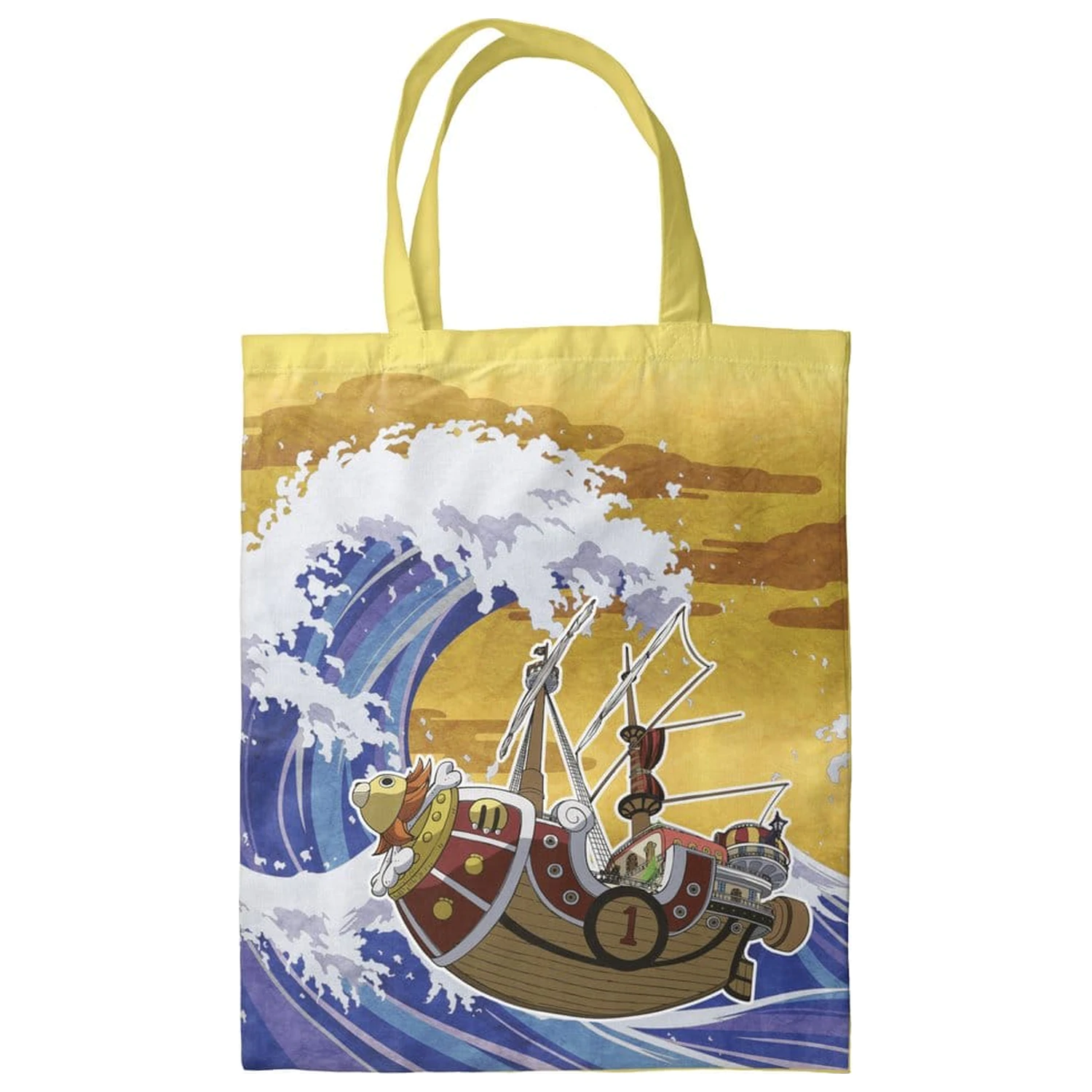 One Piece Torba materiałowa żółta 40 x 35 cm zdjęcie produktu