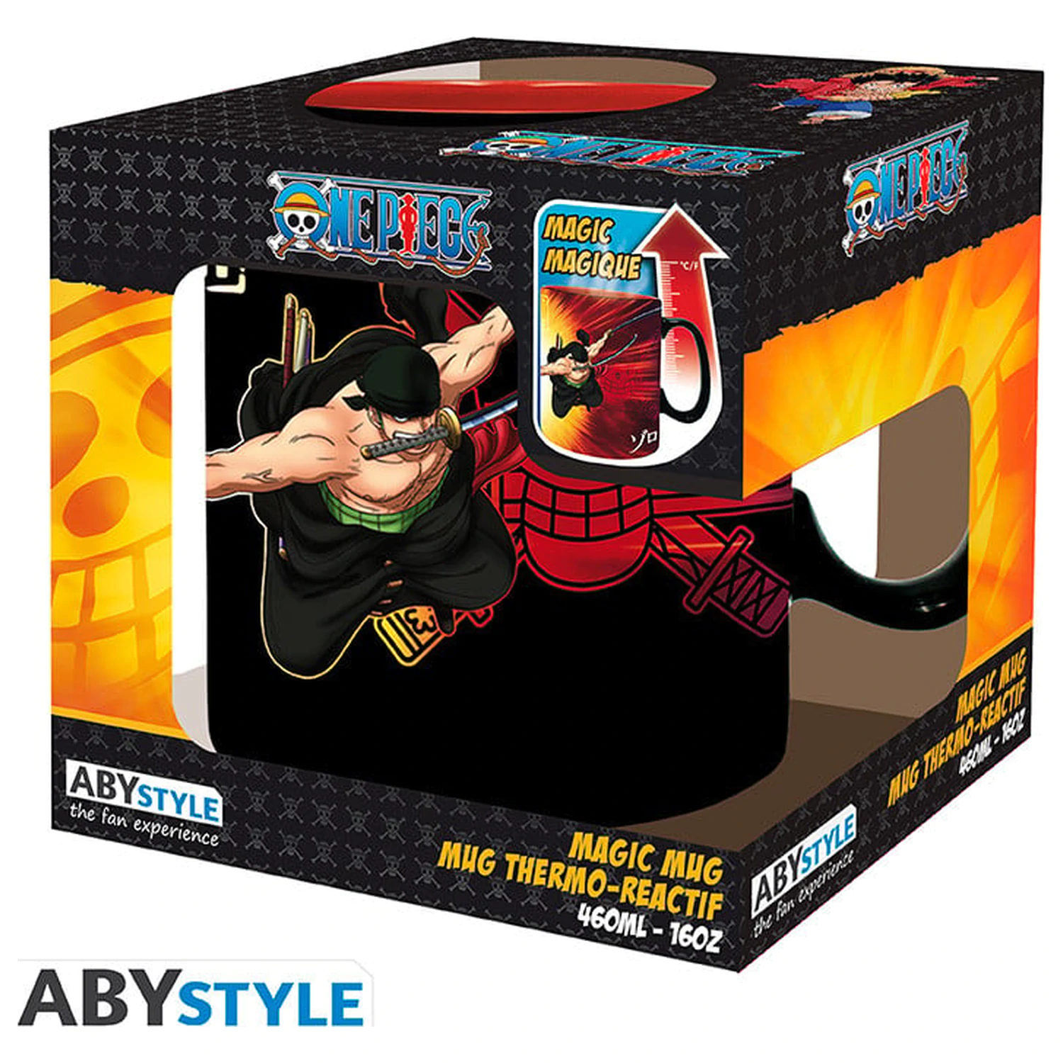 One Piece Zoro & Sanji Kubek Zmieniający Kolor Pod Wpływem Ciepła 460 ml zdjęcie produktu