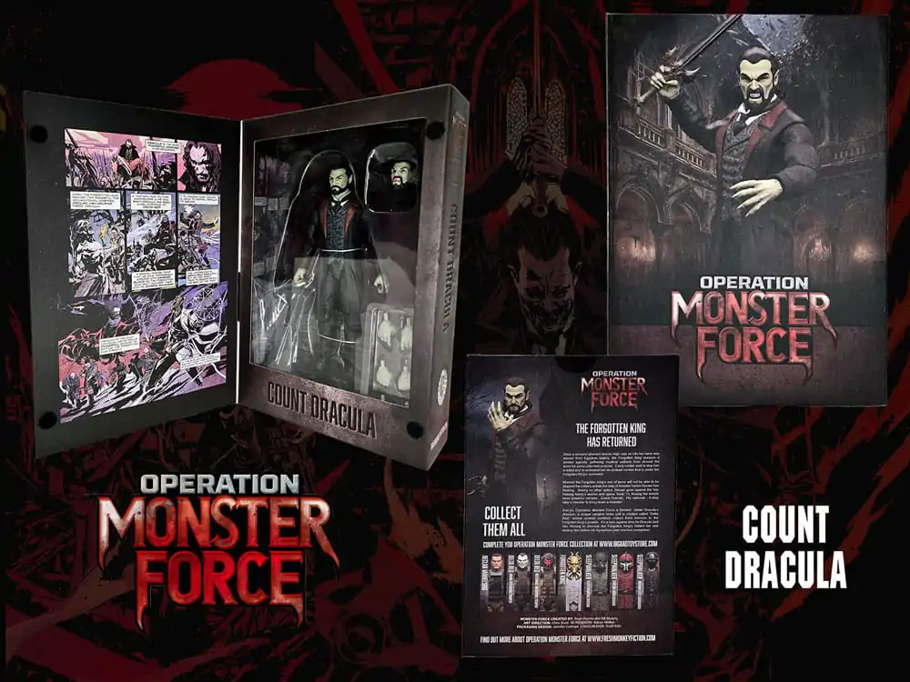 Figurka Akcji Operation: Monster Force 1/12 Count Dracula 15 cm zdjęcie produktu