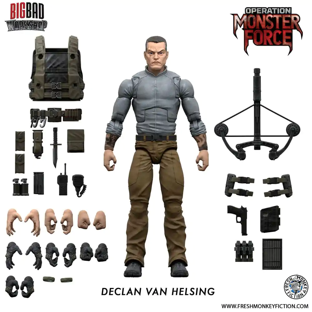 Figurka Akcji Operation: Monster Force 1/12 Declan Van Helsing 15 cm zdjęcie produktu