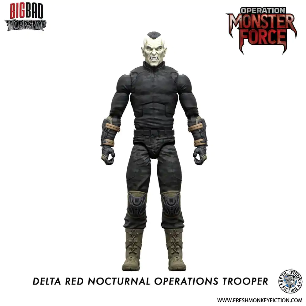 Operation: Monster Force Figurka Akcji 1/12 Delta Red Nocturnal Operations Trooper 15 cm zdjęcie produktu