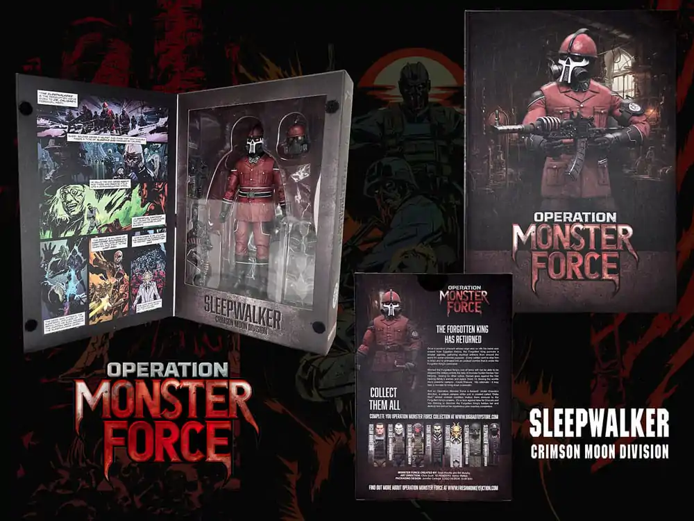 Figurka Akcji Operation: Monster Force 1/12 Sleepwalker Crimson Moon Division 15 cm zdjęcie produktu