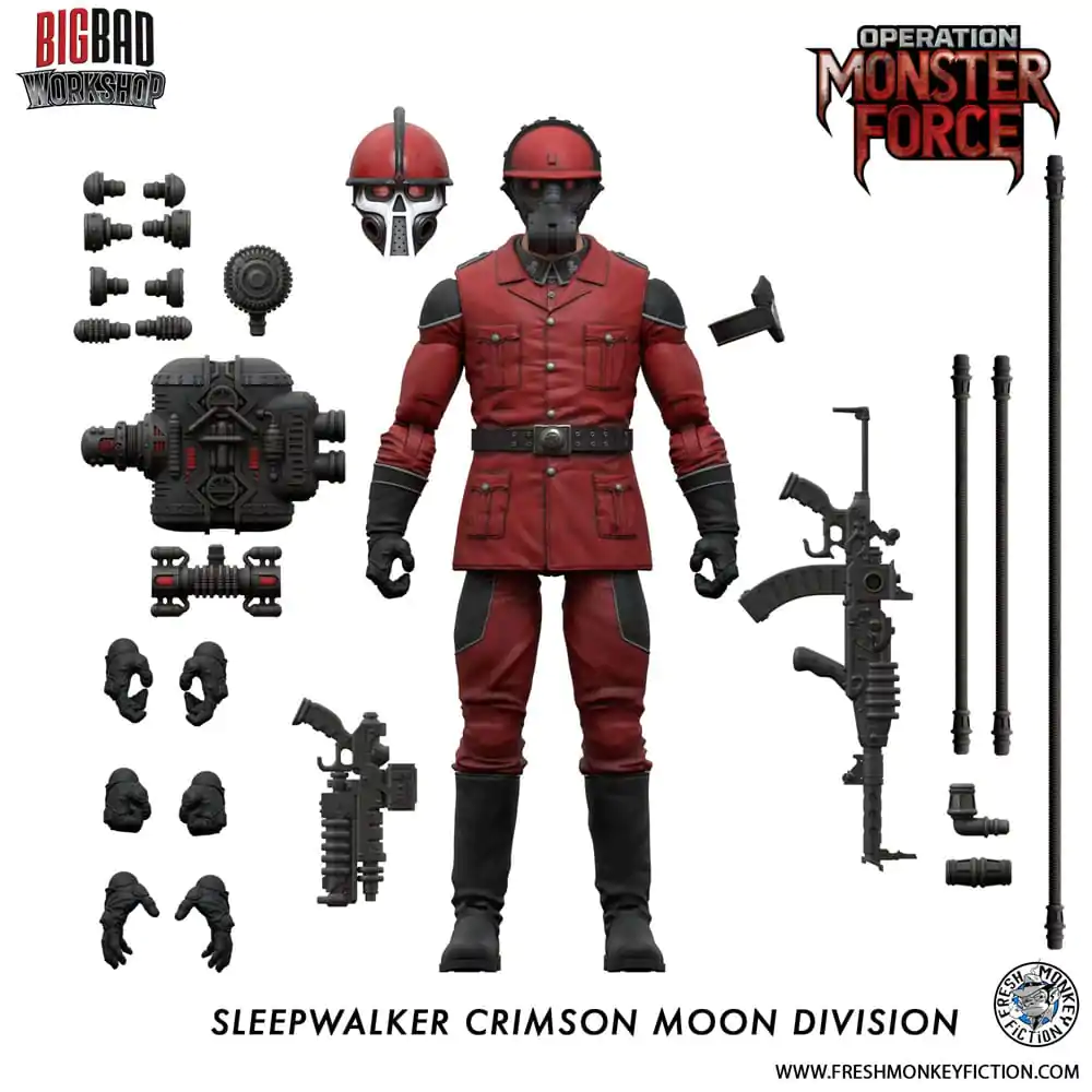 Figurka Akcji Operation: Monster Force 1/12 Sleepwalker Crimson Moon Division 15 cm zdjęcie produktu