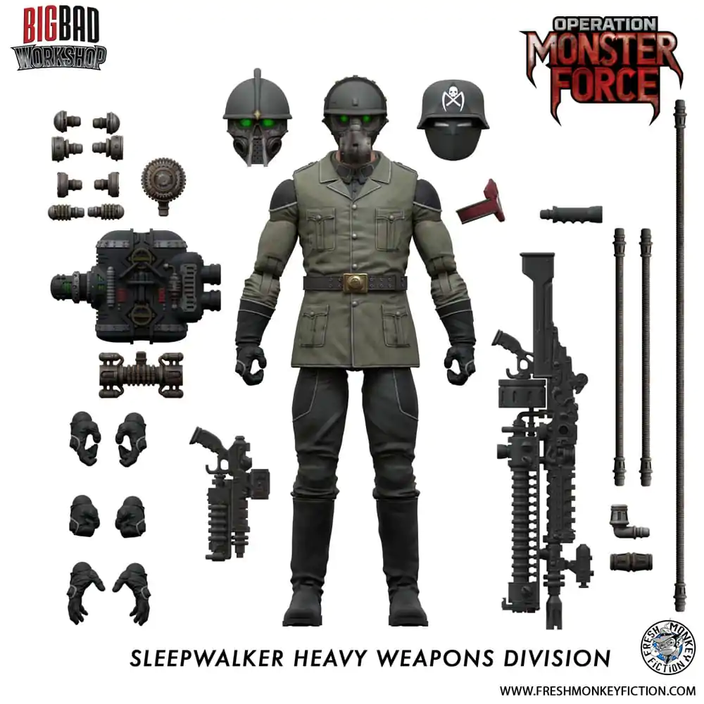 Figurka Akcji Operation: Monster Force 1/12 Sleepwalker Heavy Weapons Division 15 cm zdjęcie produktu