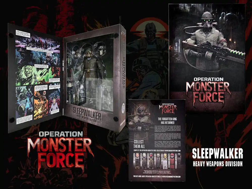 Figurka Akcji Operation: Monster Force 1/12 Sleepwalker Heavy Weapons Division 15 cm zdjęcie produktu