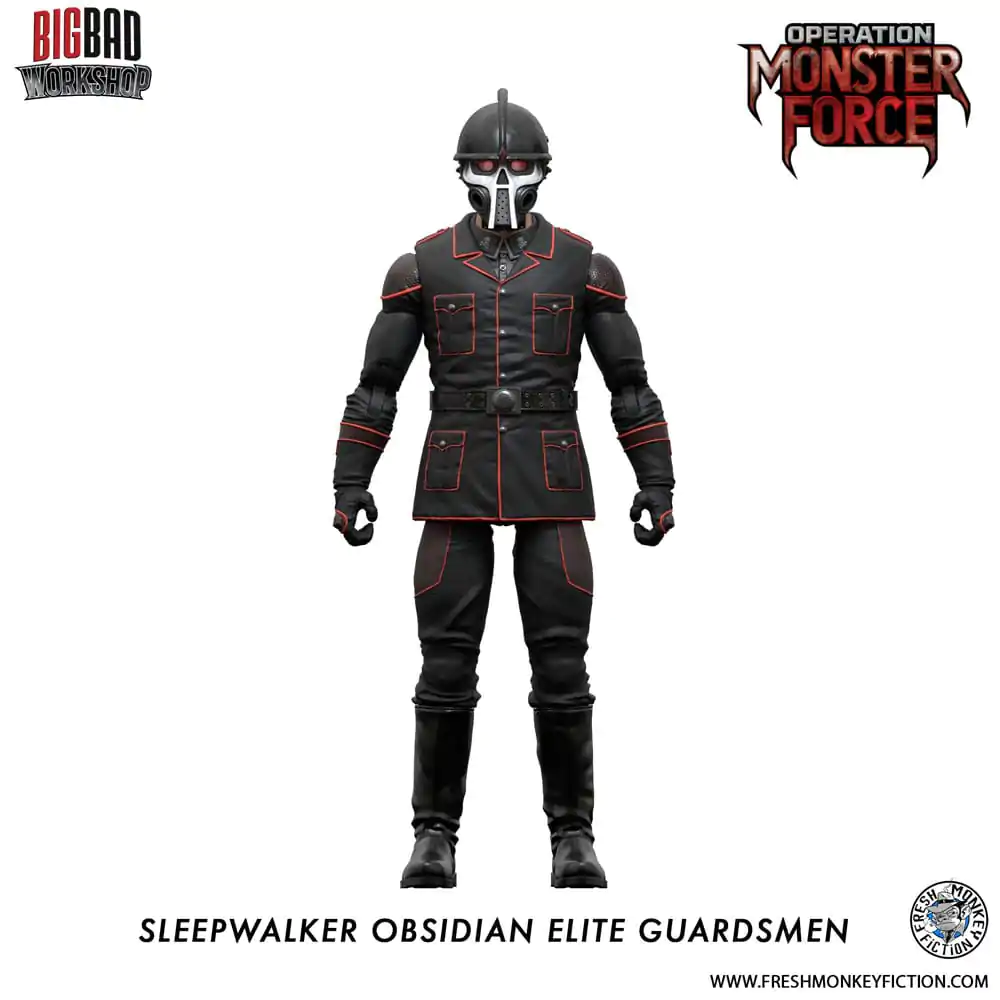 Operation: Monster Force Action Figure 1/12 Sleepwalker Obsidian Elite Guardsmen 15 cm Figurka Akcji zdjęcie produktu