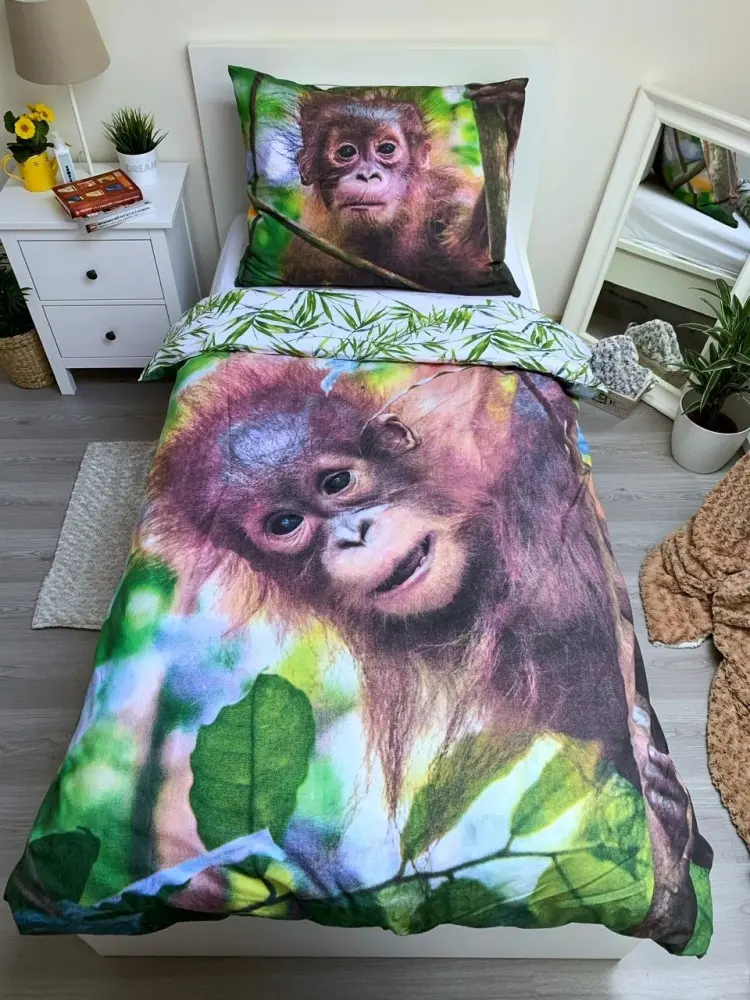 Orangutan poszwa na kołdrę 140x200cm, poszewka na poduszkę 70x90cm zdjęcie produktu