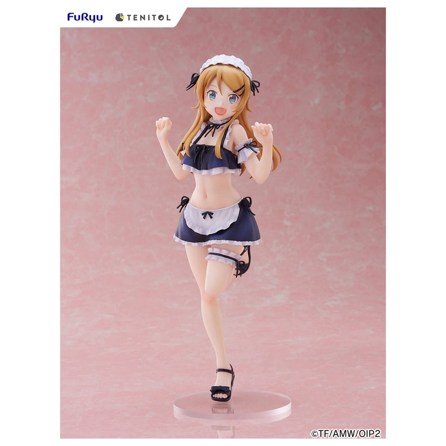 Ore no Imouto ga Konna ni Kawaii Wake ga Nai. Tenitol Tall PVC Statue Kousaka Kirino swimsuits maid Ver. 30 cm zdjęcie produktu