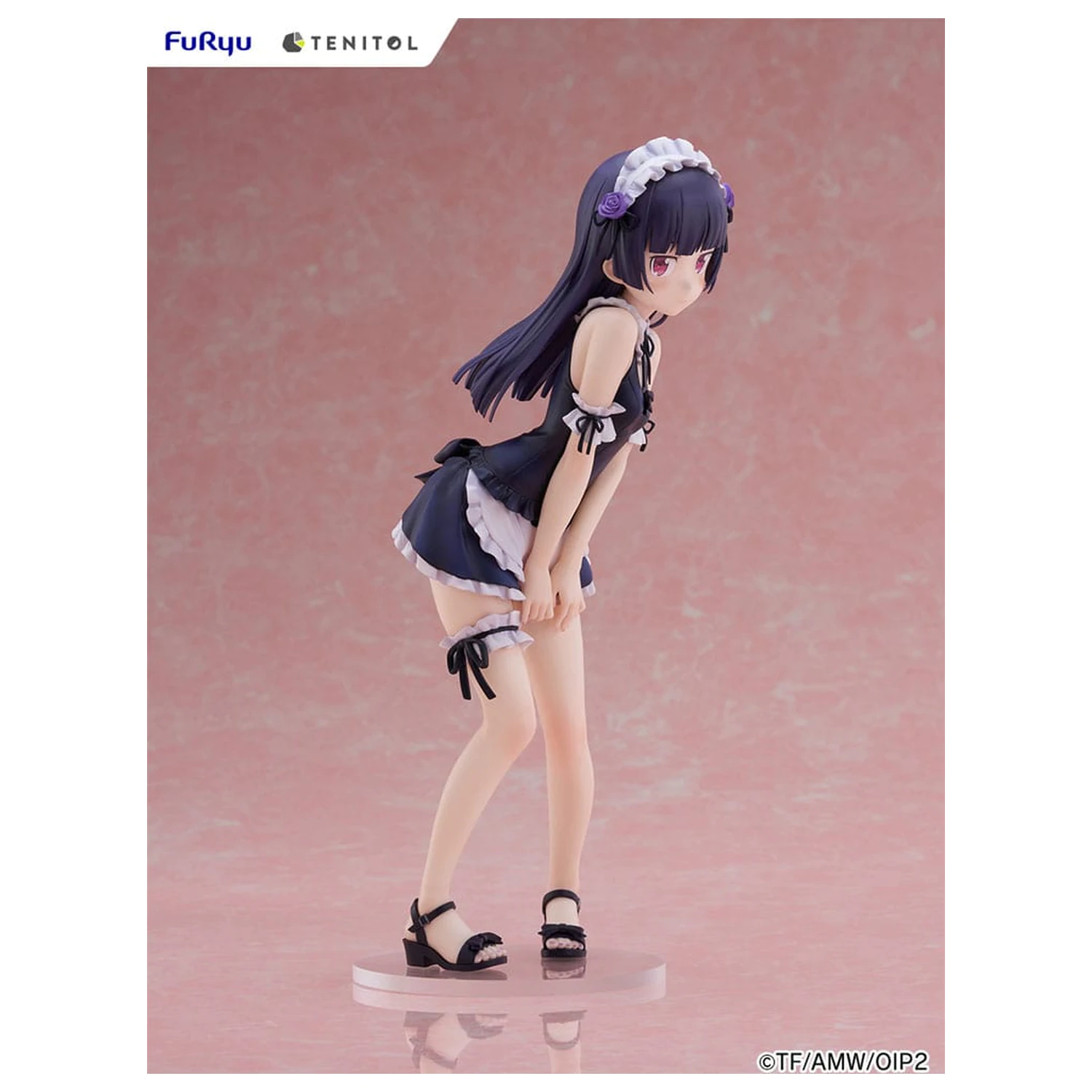 Ore no Imouto ga Konna ni Kawaii Wake ga Nai. Tenitol Tall PVC Statue Kuroneko w strojach kąpielowych maid Ver. 27 cm zdjęcie produktu