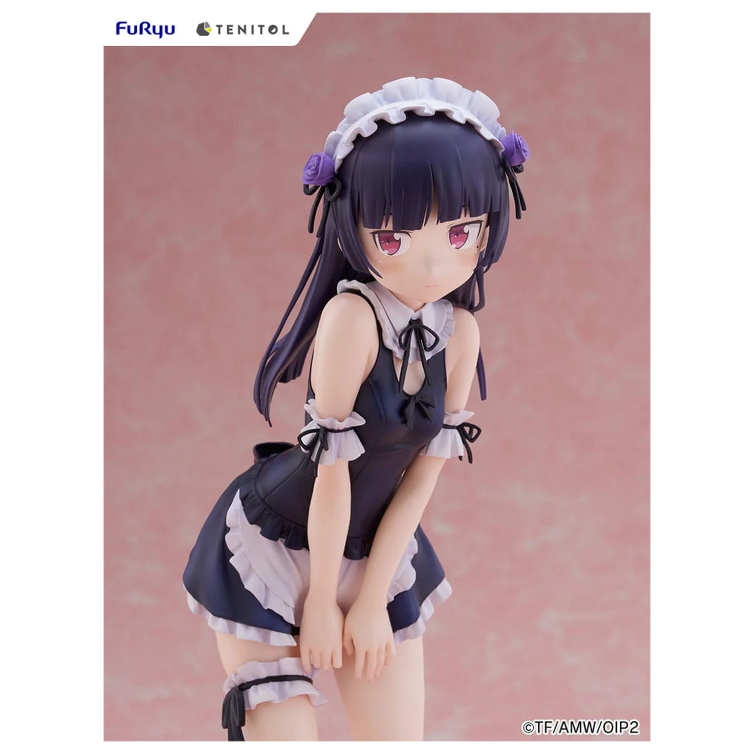 Ore no Imouto ga Konna ni Kawaii Wake ga Nai. Tenitol Tall PVC Statue Kuroneko w strojach kąpielowych maid Ver. 27 cm zdjęcie produktu