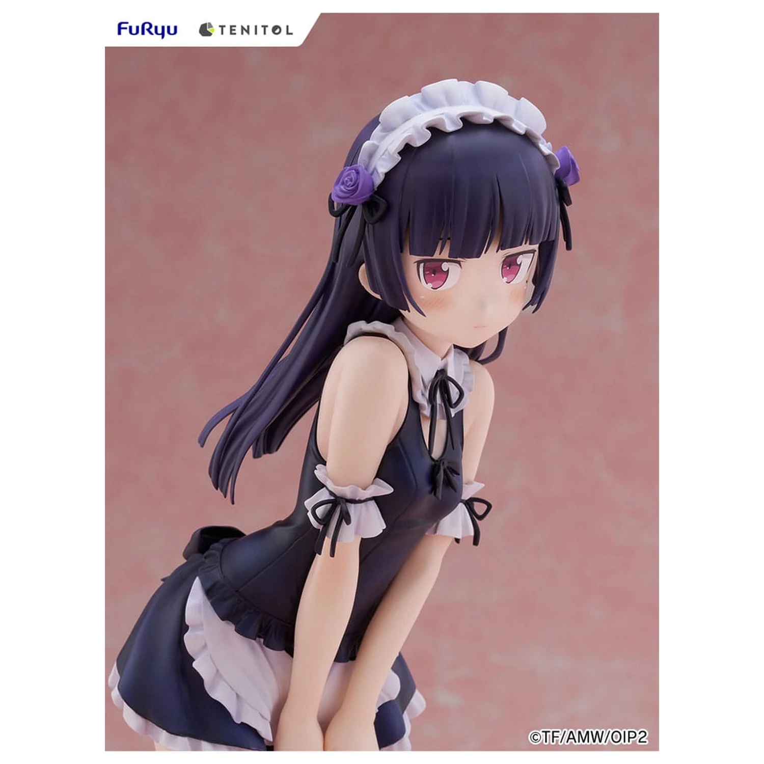 Ore no Imouto ga Konna ni Kawaii Wake ga Nai. Tenitol Tall PVC Statue Kuroneko w strojach kąpielowych maid Ver. 27 cm zdjęcie produktu