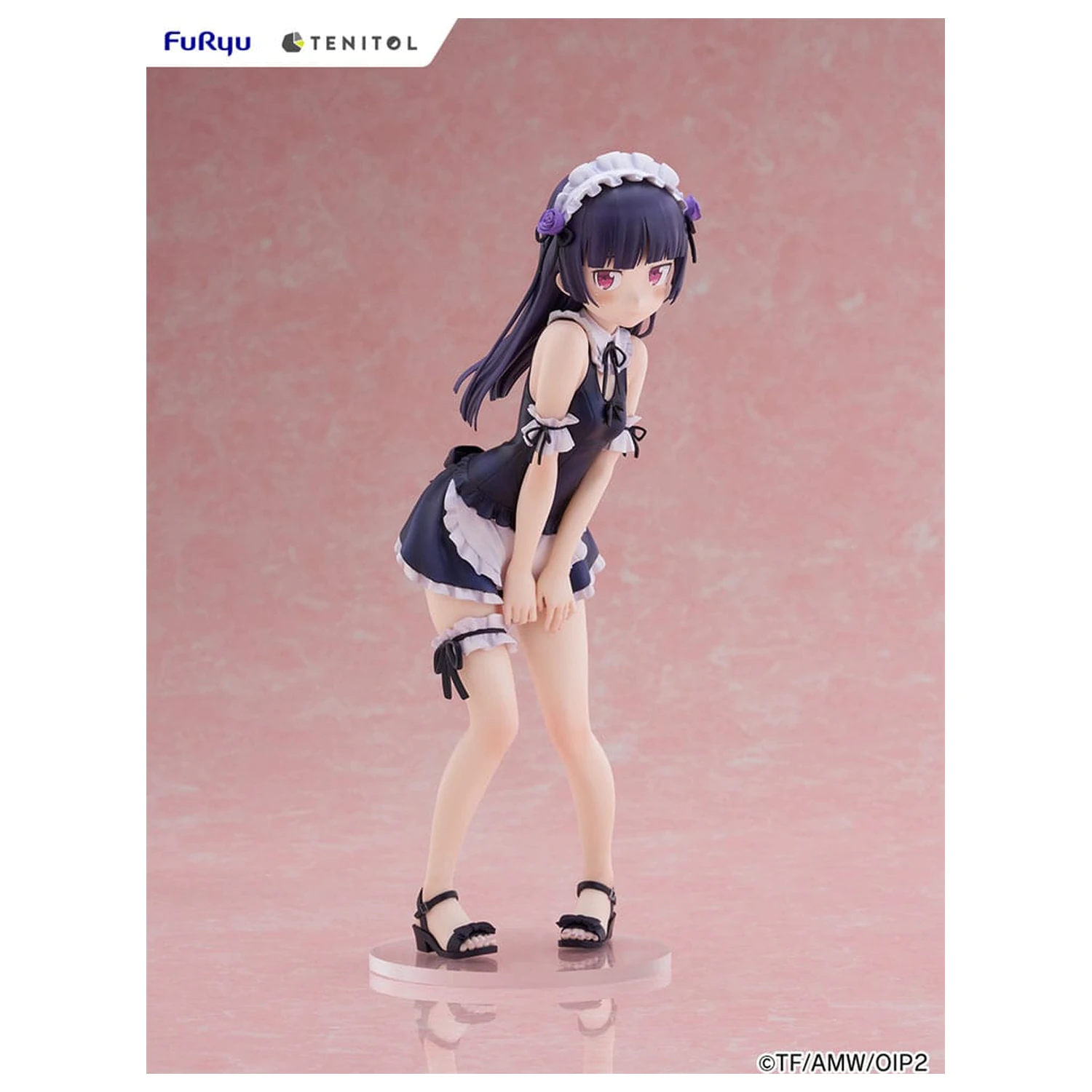 Ore no Imouto ga Konna ni Kawaii Wake ga Nai. Tenitol Tall PVC Statue Kuroneko w strojach kąpielowych maid Ver. 27 cm zdjęcie produktu