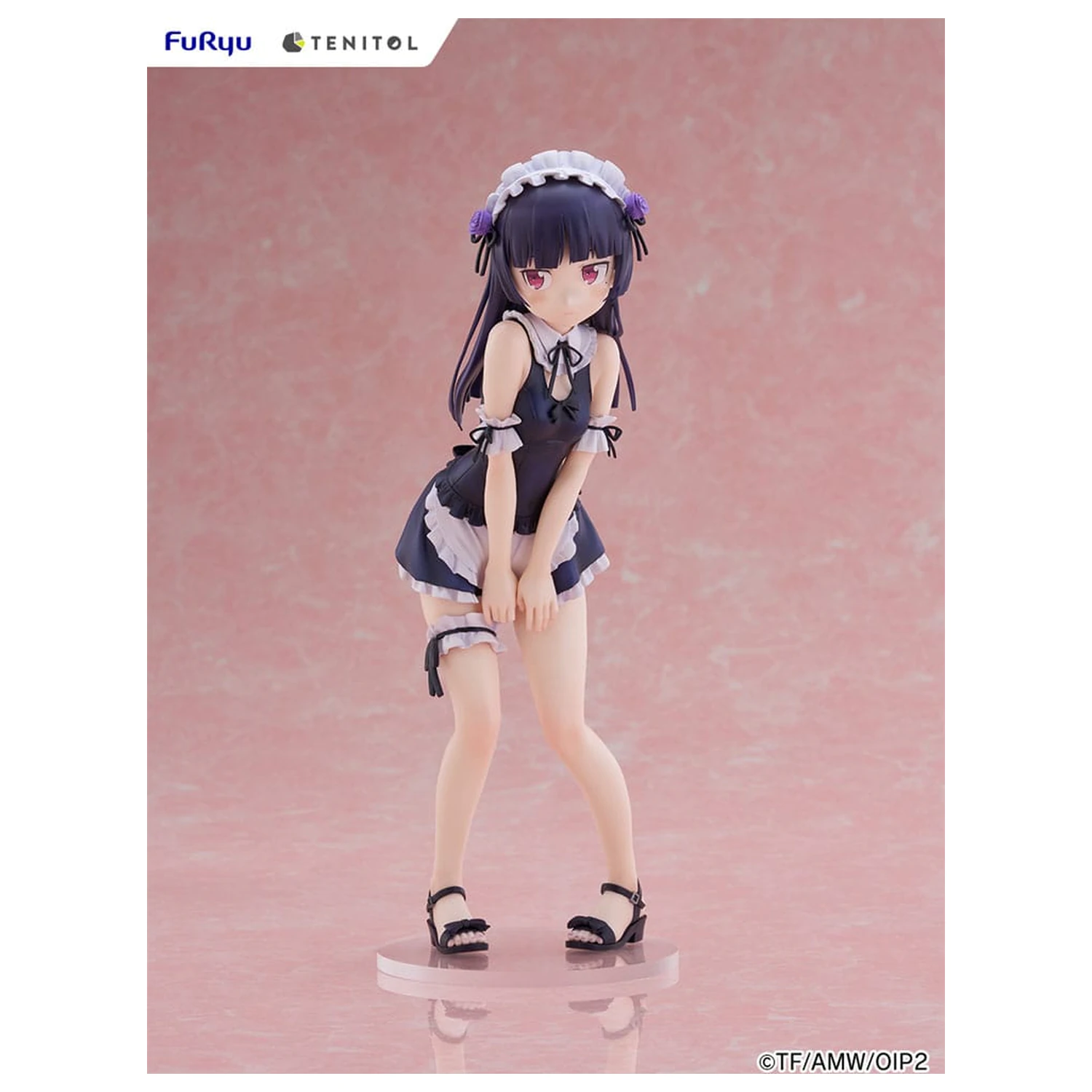 Ore no Imouto ga Konna ni Kawaii Wake ga Nai. Tenitol Tall PVC Statue Kuroneko w strojach kąpielowych maid Ver. 27 cm zdjęcie produktu
