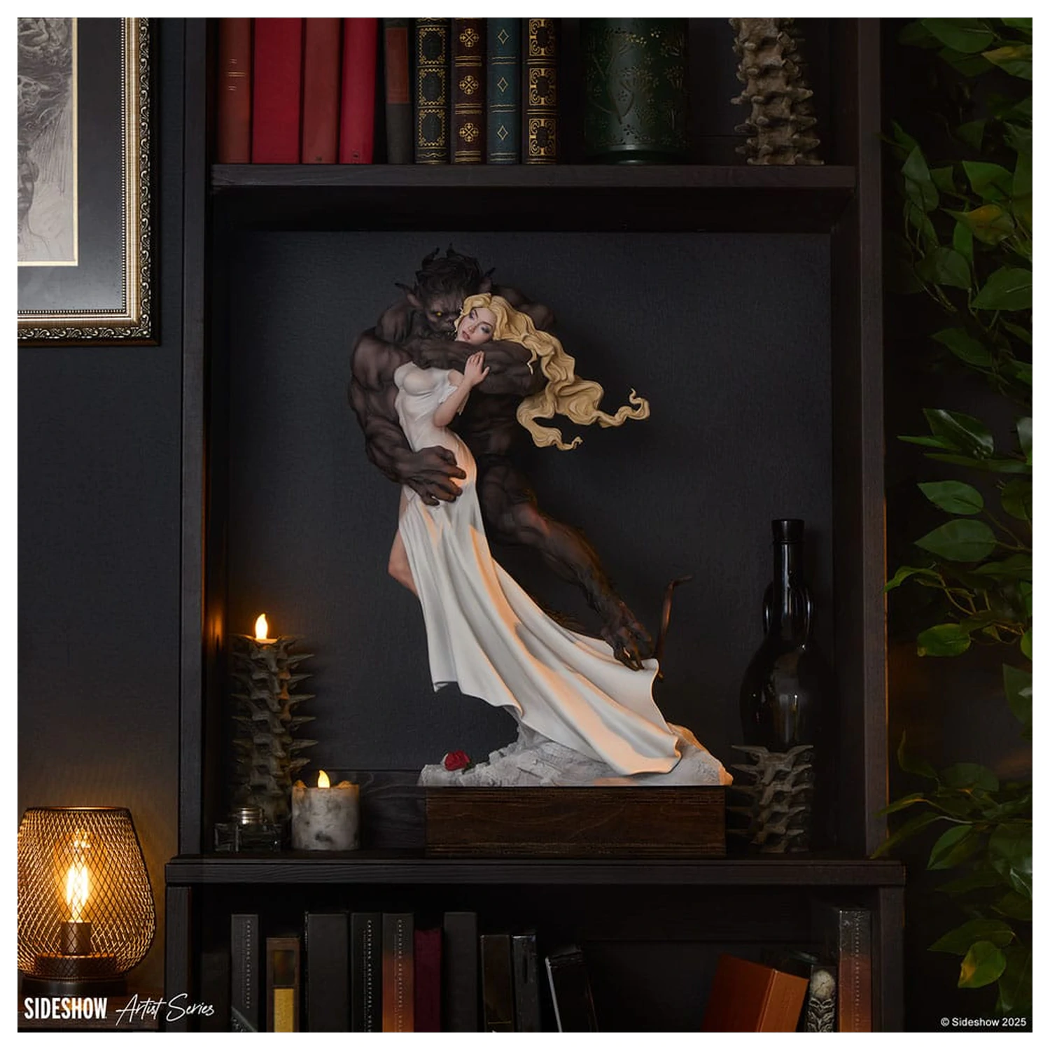 Oryginalna Statua z Serii Artystów Piękna i Bestia Marii Panfilovej 46 cm zdjęcie produktu