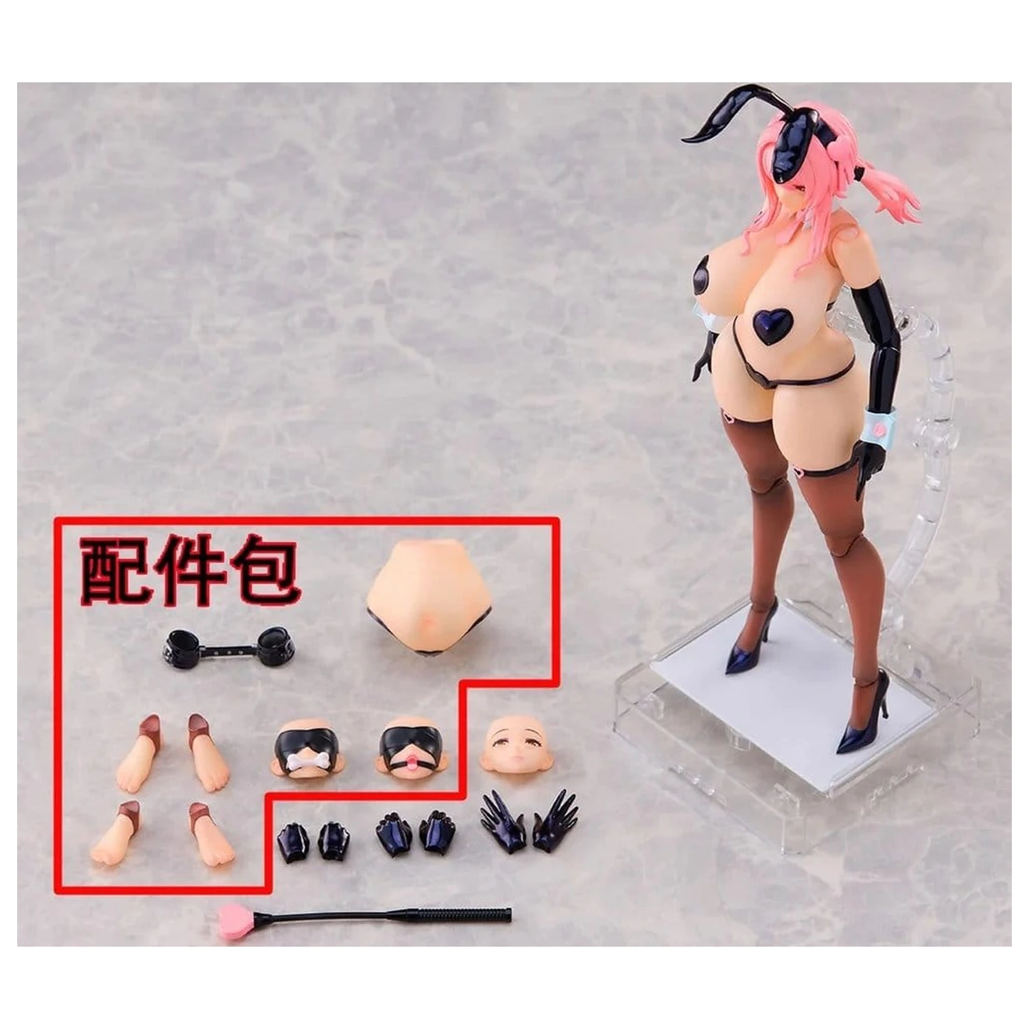 Original Character Action Figure 1/12 Reverse Bunny Girl Nicole Zestaw opcjonalnych części zdjęcie produktu