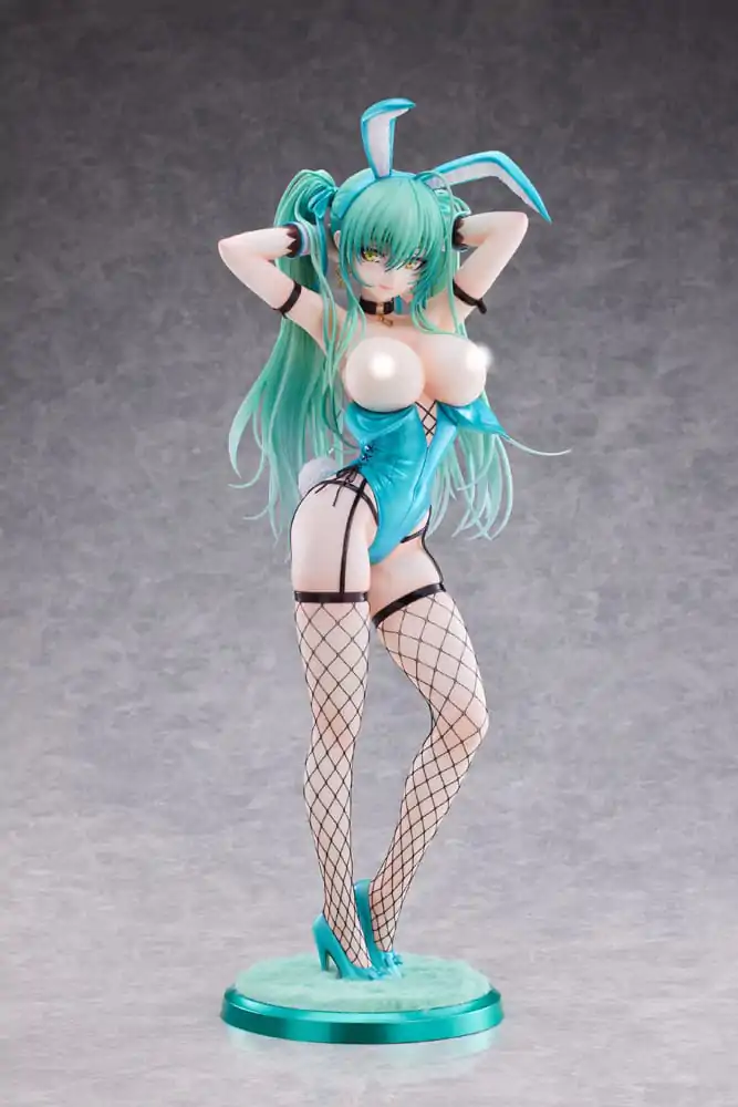 Figurka PVC Original Character 1/4 Green Twin Tail Bunny-chan Fishnet Tights Ver. 43 cm zdjęcie produktu