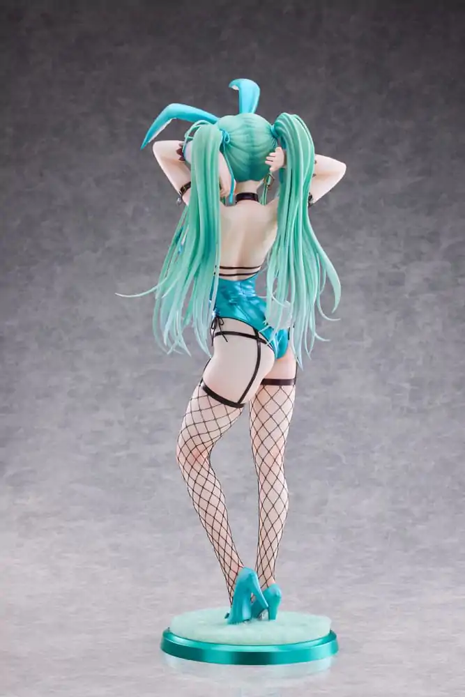 Figurka PVC Original Character 1/4 Green Twin Tail Bunny-chan Fishnet Tights Ver. 43 cm zdjęcie produktu
