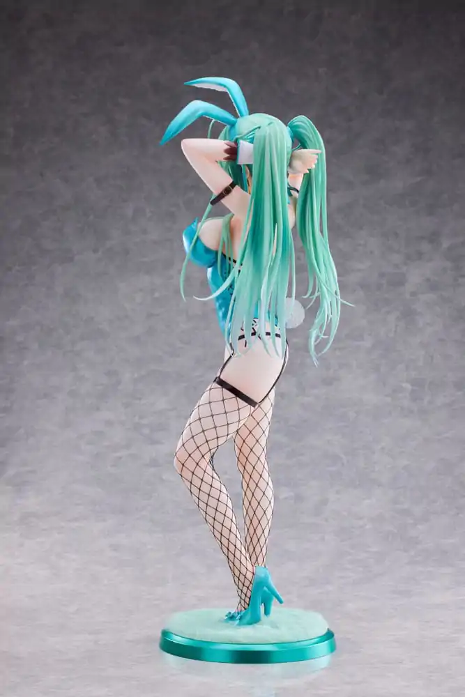 Figurka PVC Original Character 1/4 Green Twin Tail Bunny-chan Fishnet Tights Ver. 43 cm zdjęcie produktu