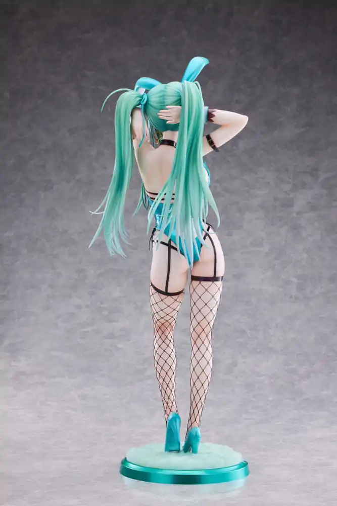 Figurka PVC Original Character 1/4 Green Twin Tail Bunny-chan Fishnet Tights Ver. 43 cm zdjęcie produktu