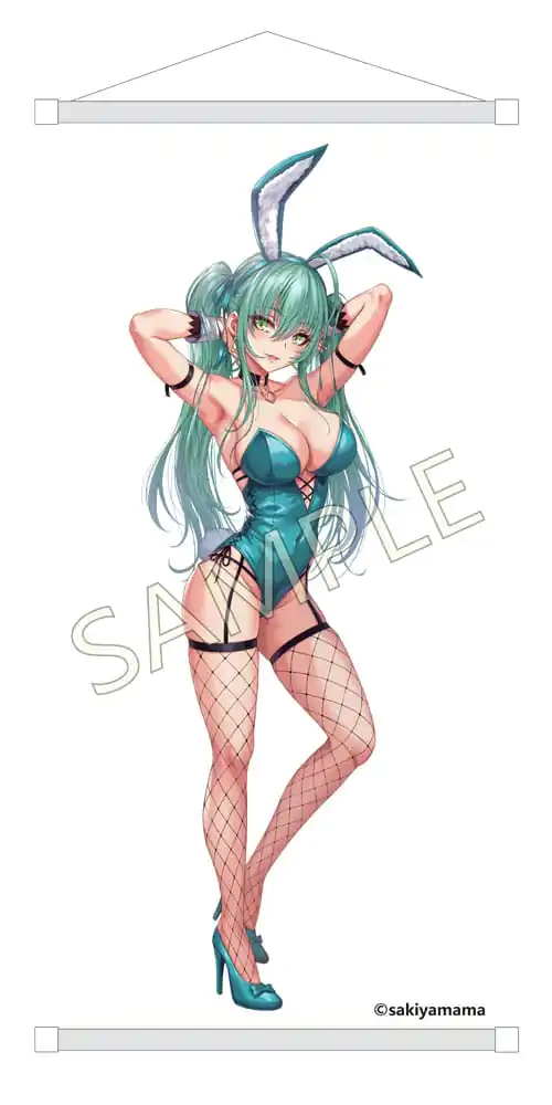 Figurka PVC Original Character 1/4 Green Twin Tail Bunny-chan Fishnet Tights Ver. 43 cm zdjęcie produktu