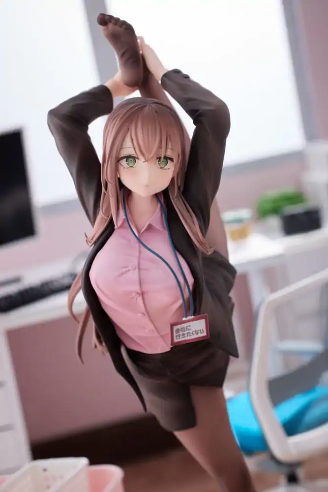 Figurka PVC Original Character 1/6 OL-chan Who Doesn't Want to Go to Work Pink Ver. Deluxe Edition 26 cm zdjęcie produktu