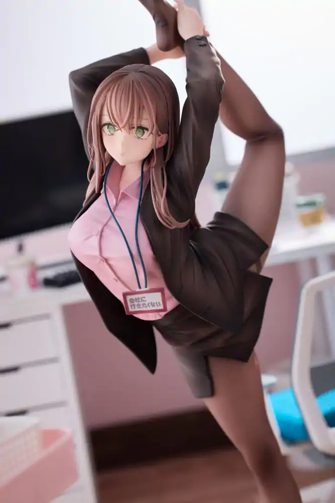 Figurka PVC Original Character 1/6 OL-chan Who Doesn't Want to Go to Work Pink Ver. Deluxe Edition 26 cm zdjęcie produktu