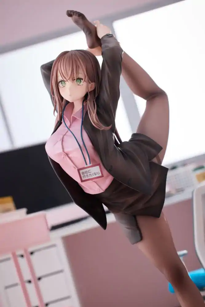 Figurka PVC Original Character 1/6 OL-chan Who Doesn't Want to Go to Work Pink Ver. Deluxe Edition 26 cm zdjęcie produktu