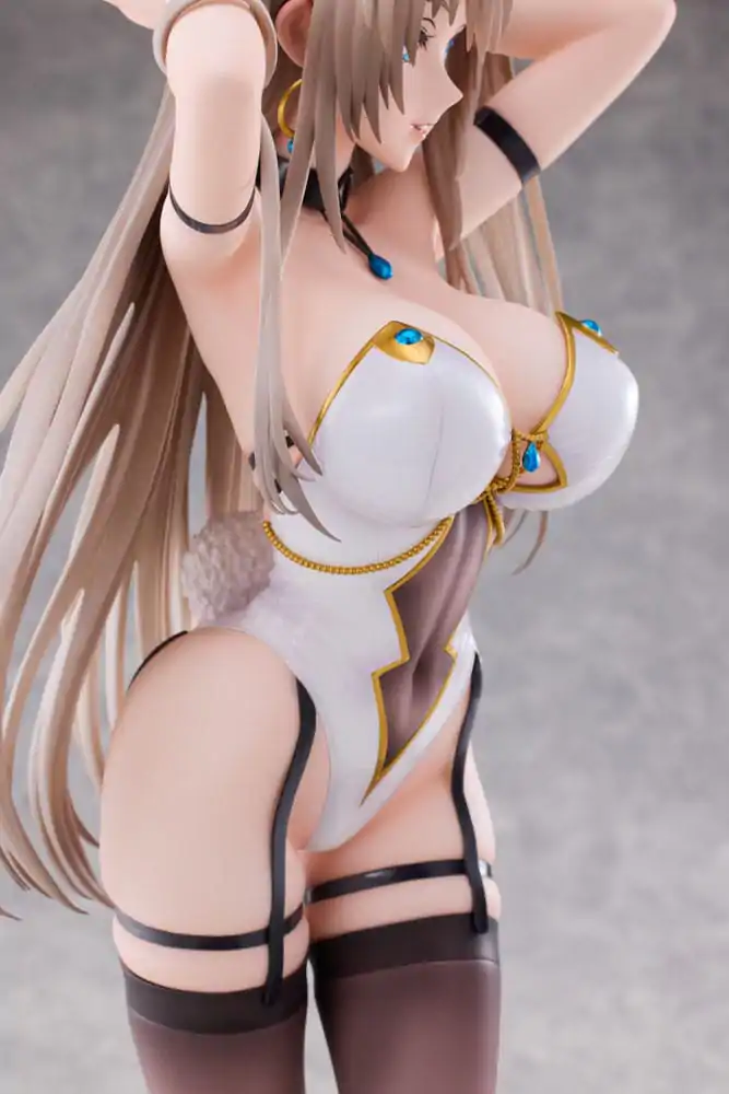 Figurka PVC Original Character 1/4 Biały Króliczek Onee-san Ilustrowana przez sakiyamama 43 cm zdjęcie produktu