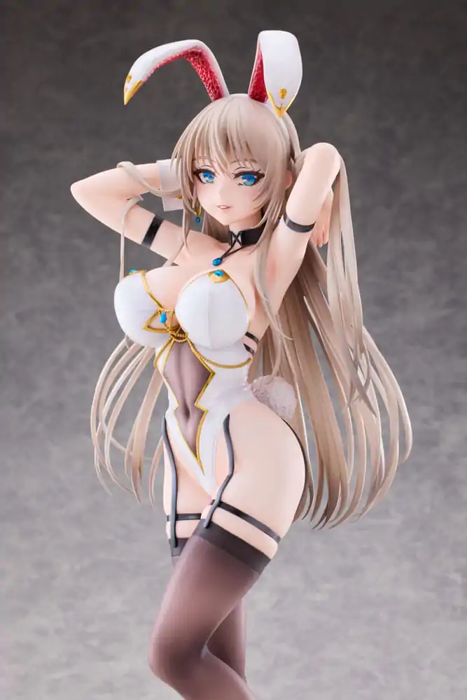 Figurka PVC Original Character 1/4 Biały Króliczek Onee-san Ilustrowana przez sakiyamama 43 cm zdjęcie produktu