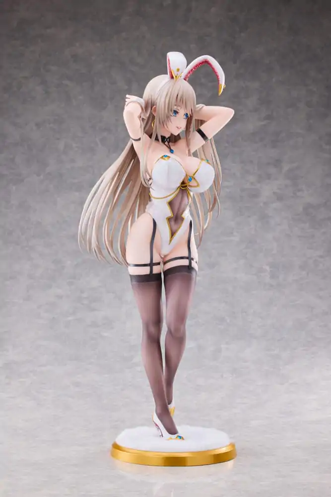 Figurka PVC Original Character 1/4 Biały Króliczek Onee-san Ilustrowana przez sakiyamama 43 cm zdjęcie produktu