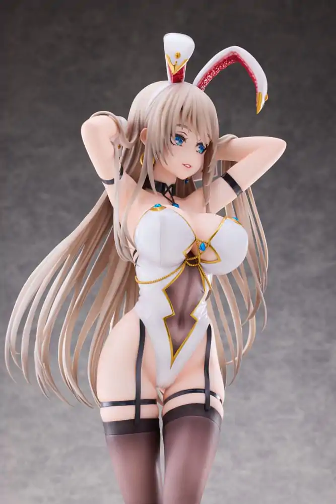 Figurka PVC Original Character 1/4 Biały Króliczek Onee-san Ilustrowana przez sakiyamama 43 cm zdjęcie produktu