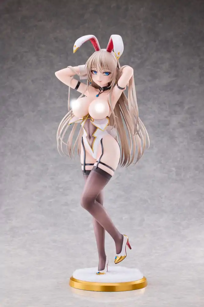 Figurka PVC Original Character 1/4 Biały Króliczek Onee-san Ilustrowana przez sakiyamama 43 cm zdjęcie produktu