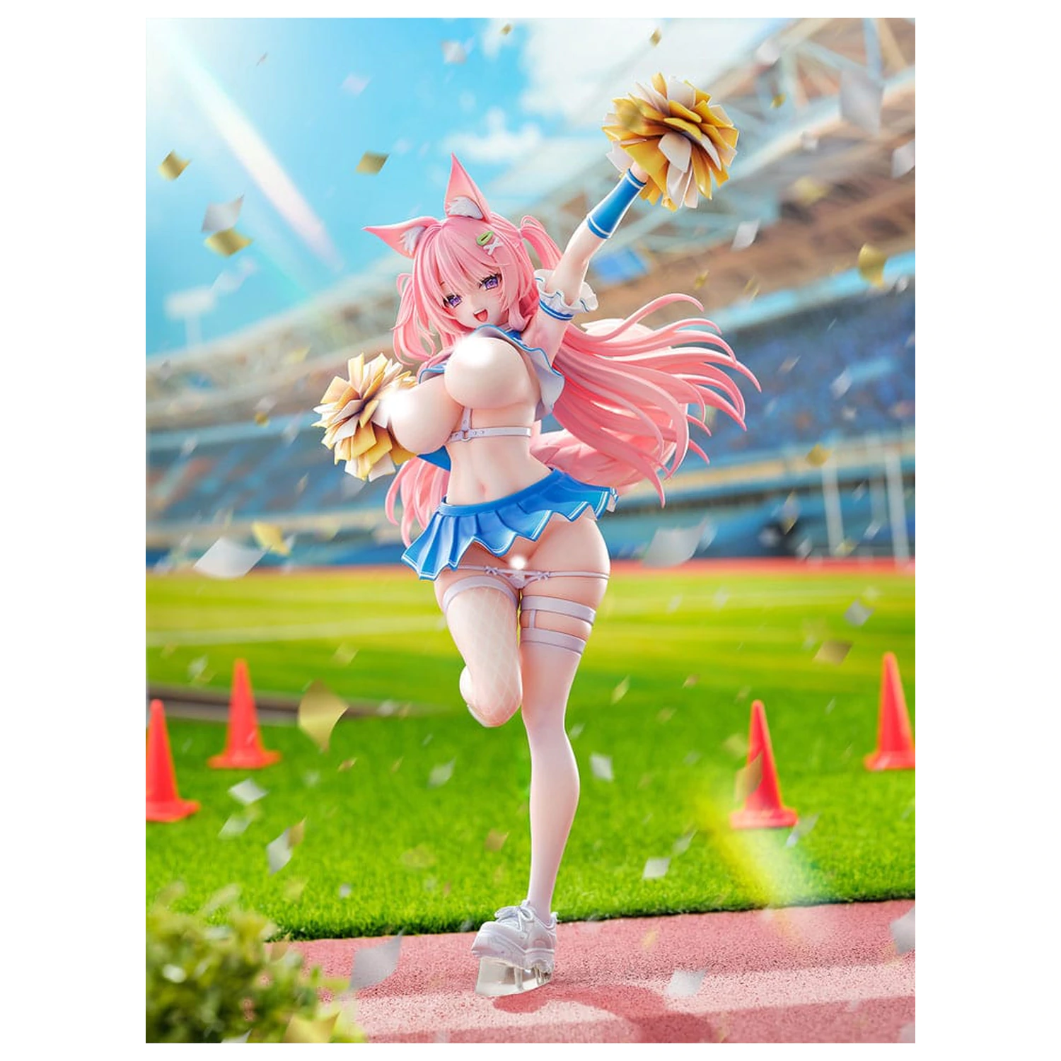 Original Character Statue 1/5 Kemomimi Cheer Girl illustration by Yatanuki Kei DX Version 35 cm zdjęcie produktu