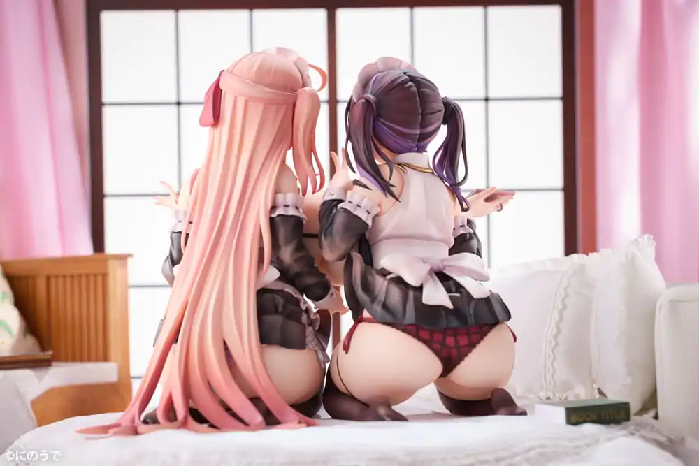 Oryginalne Figurki PVC Postaci 1/5 2-Set Koho Miya & Otsuhane Fuwari, ilustracja Ninoude 18 cm zdjęcie produktu