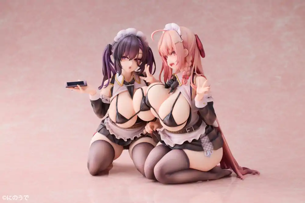 Oryginalne Figurki PVC Postaci 1/5 2-Set Koho Miya & Otsuhane Fuwari, ilustracja Ninoude 18 cm zdjęcie produktu