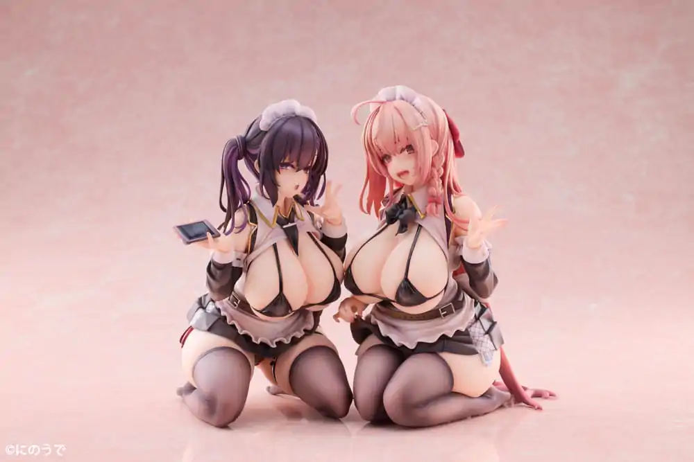 Oryginalne Figurki PVC Postaci 1/5 2-Set Koho Miya & Otsuhane Fuwari, ilustracja Ninoude 18 cm zdjęcie produktu