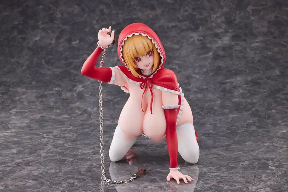 Original Character PVC Statuetka 1/5 Little Red Riding Hood And The Wolf Girl Little Red Riding Hood 21 cm zdjęcie produktu