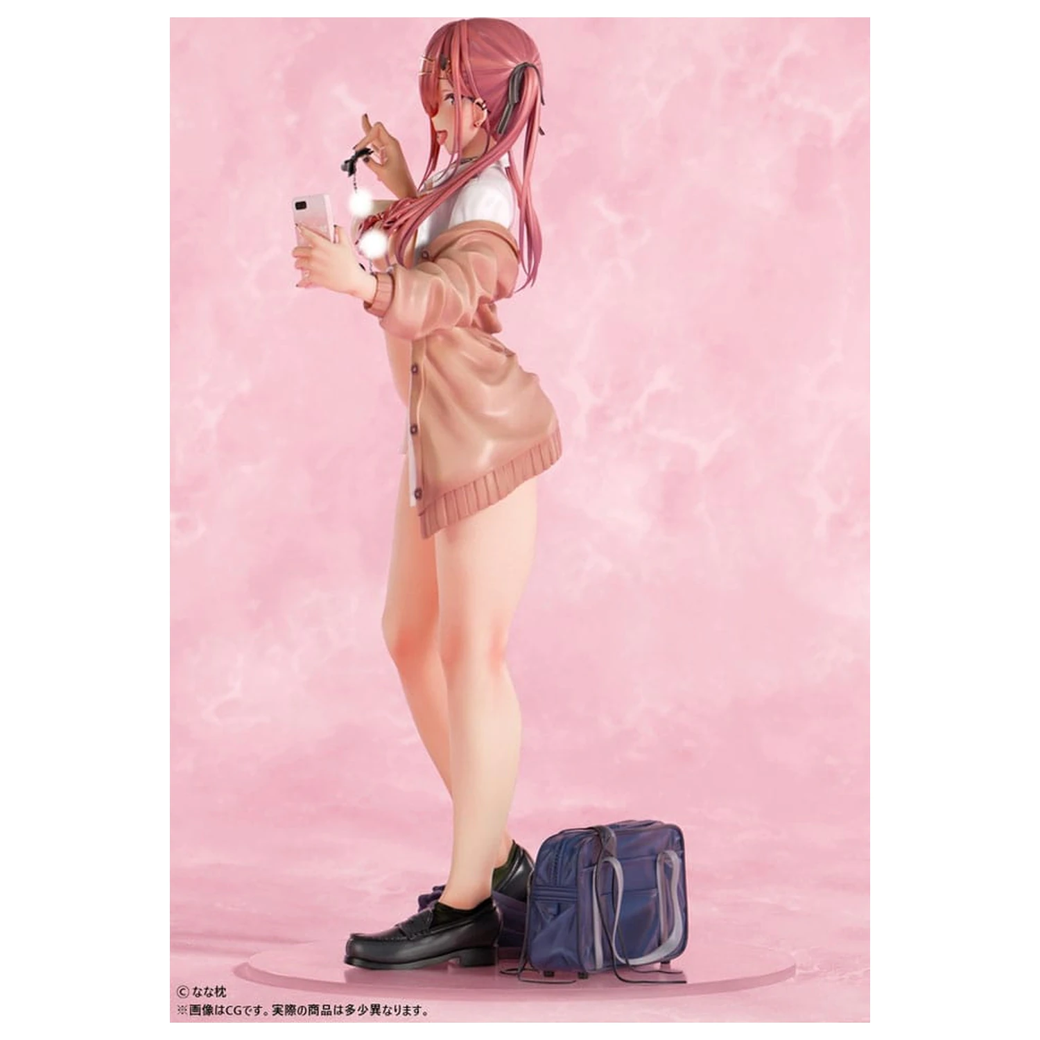 Statua Oryginalnej Postaci 1/5 Rudo-włosa Gyaru-Chan Bare Face Ver. Ilustracja Nanamakura 29 cm zdjęcie produktu