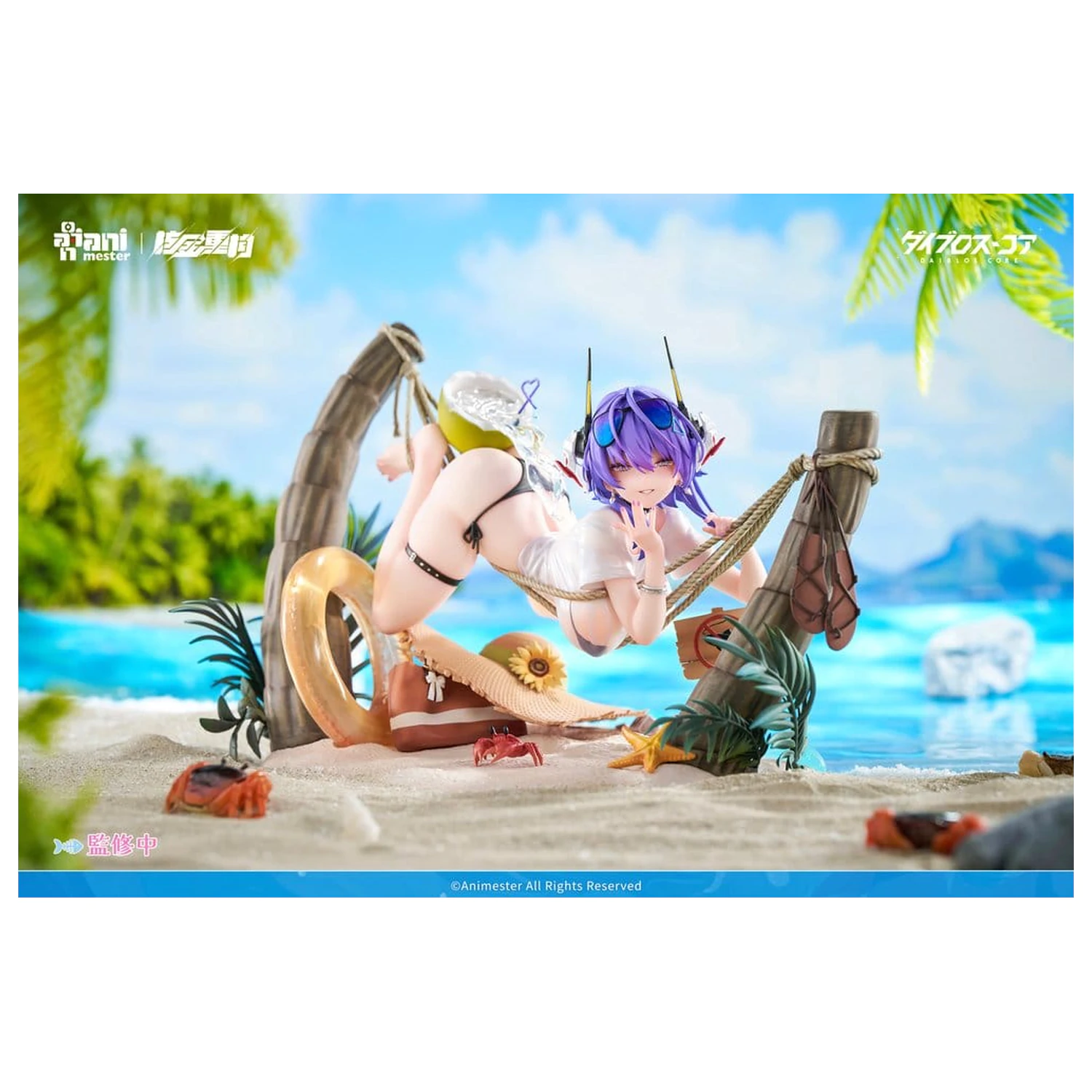 Original Character figurka z PVC 1/6 Bright Summer Barbera·Red ilustracja DaiblosCore 14 cm zdjęcie produktu