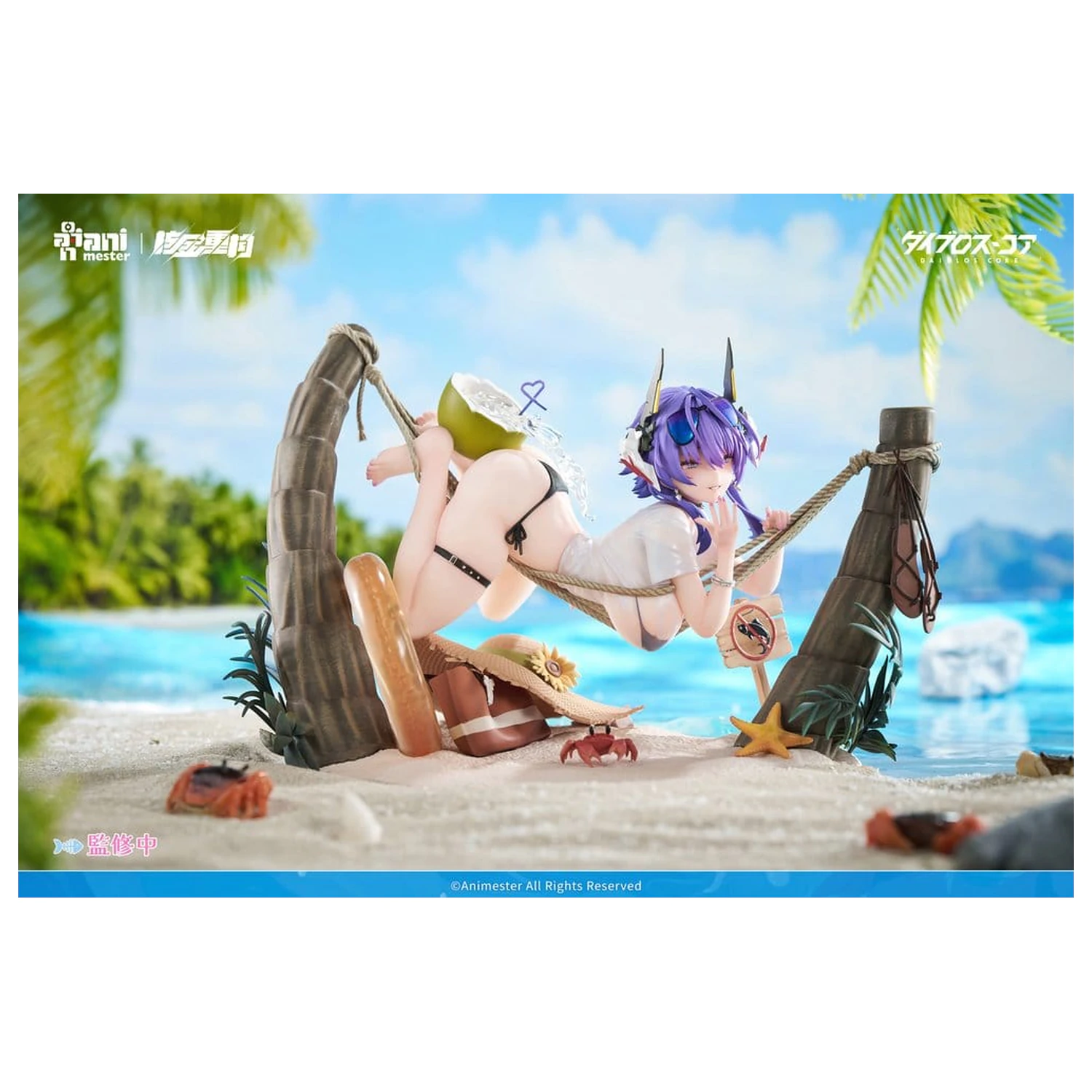 Original Character figurka z PVC 1/6 Bright Summer Barbera·Red ilustracja DaiblosCore 14 cm zdjęcie produktu