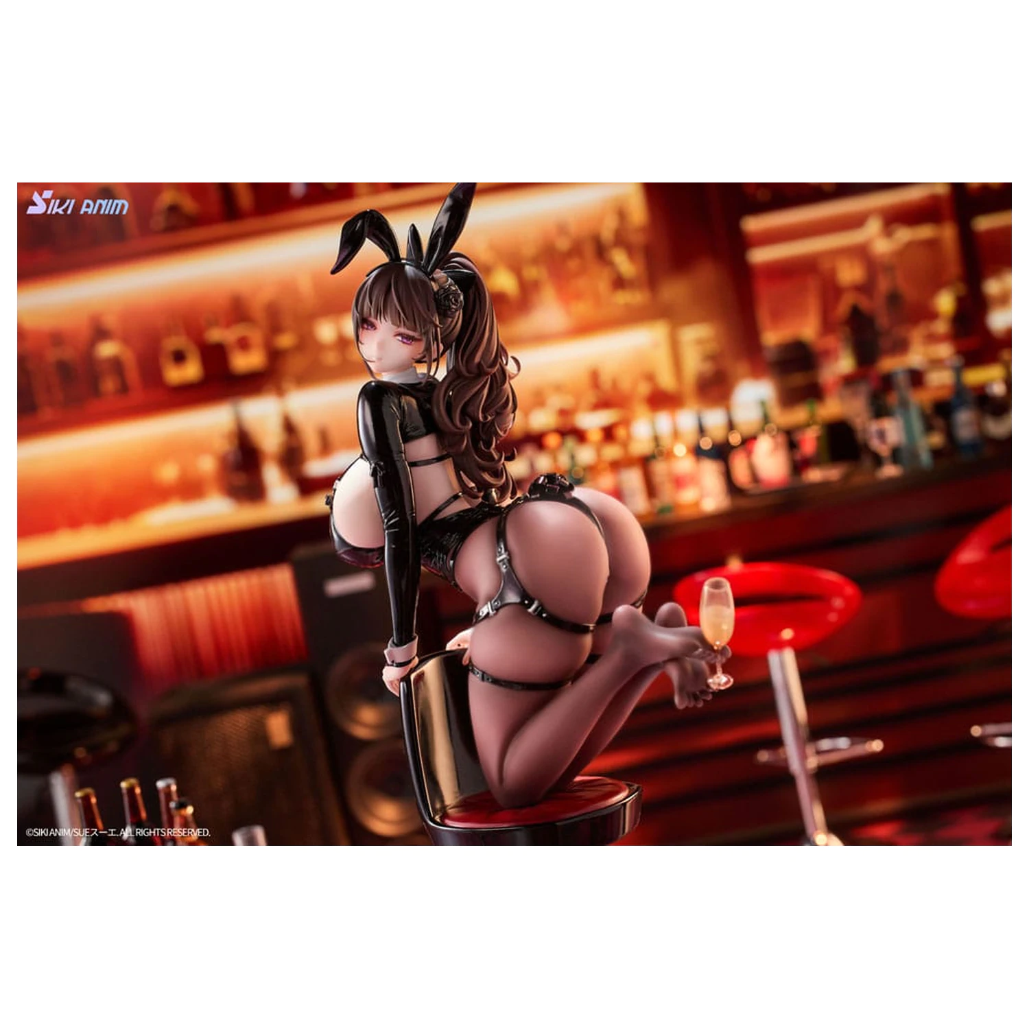 Original Character PVC Statua 1/6 Champagne and Bunny Girl Rose Black Stocking Ver. 31 cm zdjęcie produktu