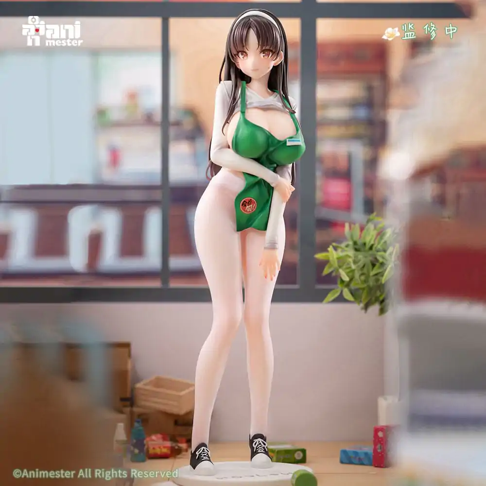 Oryginalna Statuetka Postaci 1/6 First Business! Mari Hanamiya the Gentle Shop Assistant ilustracja POPQN 28 cm zdjęcie produktu