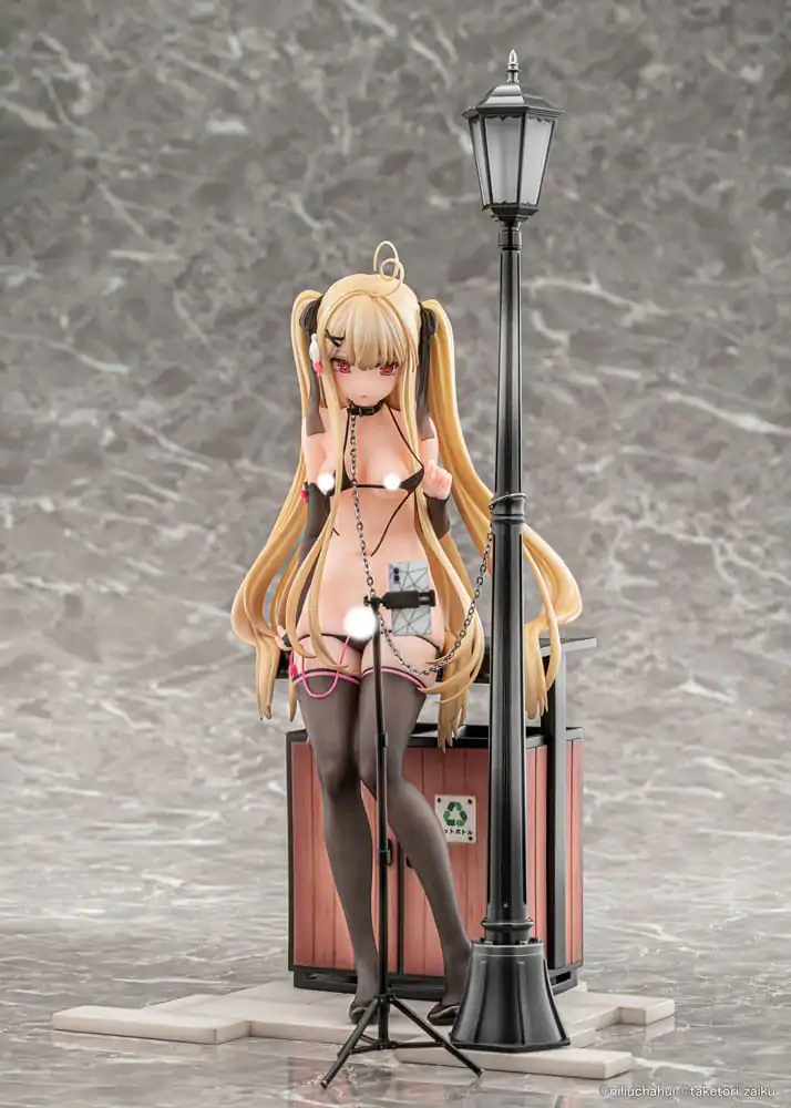 Oryginalna Figurka PVC Original Character 1/6 Gyakuryuu Chakai Asaba Tokisaki Ilustracja Taketori Zaiku 25 cm zdjęcie produktu